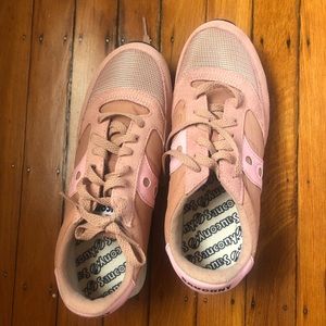 Pink saucony sneakers